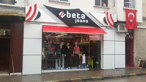  beta jeans kutu harf tabela