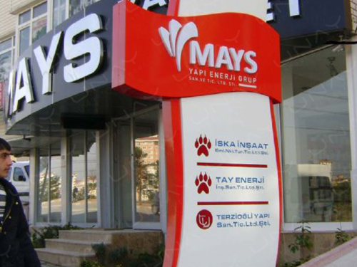 totem tabela ankara ışıklı totem tabela